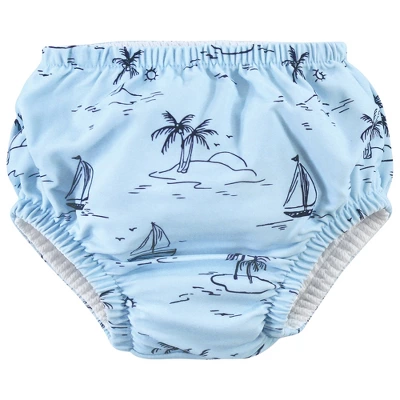 Hudson Baby Infant And Toddler Boy Swim Diapers, Tropical Leaves 5 Hudson Baby Infant And Toddler Boy Swim Diapers, Tropical Leaves - Image 3