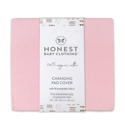 Honest Baby Organic Changing Pad Cover - Strawberry Cream 4 Honest Baby Organic Changing Pad Cover - Strawberry Cream - Image 2