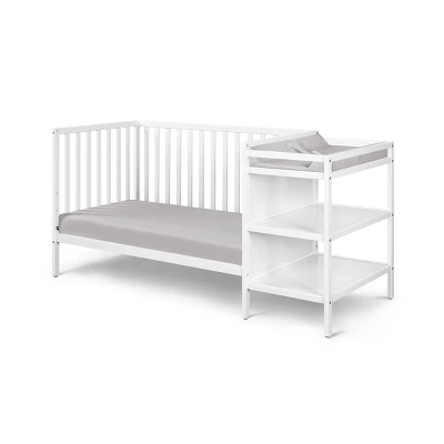 Suite Bebe Palmer 3-in-1 Convertible Island Crib And Changer Combo - White 6 Suite Bebe Palmer 3-in-1 Convertible Island Crib And Changer Combo - White - Image 4