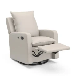 Storkcraft Timeless Side Lever Reclining Glider With USB Charging Port - Ivory -Love To Dream Baby Shop GUEST 3123b98b 96f0 46da 8307 c3fa817e102d