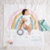 Muslin Blanket With Felt Frame Rainbow - Cloud Island™ -Love To Dream Baby Shop GUEST 33514759 18d4 43a1 924b dbe409f079ba