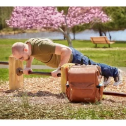 Hannah & Sophia Soho Large Traverse Baby Diaper Bag Backpack In Cognac, Water Resistant Changing Pad & Mini Mom Tote Included, Brown -Love To Dream Baby Shop GUEST 339af96b d7d3 48e9 8c48 66aff70d7366