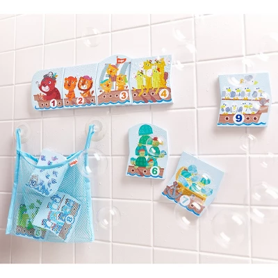 HABA Numbers Puzzle In Net - 10 Piece Counting Bath Toy 5 HABA Numbers Puzzle In Net - 10 Piece Counting Bath Toy - Image 3
