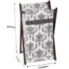 Bacati - Classic Damask White/black Laundry Hamper With Wooden Frame 1 Bacati - Classic Damask White/black Laundry Hamper With Wooden Frame -Love To Dream Baby Shop GUEST 380cdaae 0523 4461 91af 3ad8fa254c2c