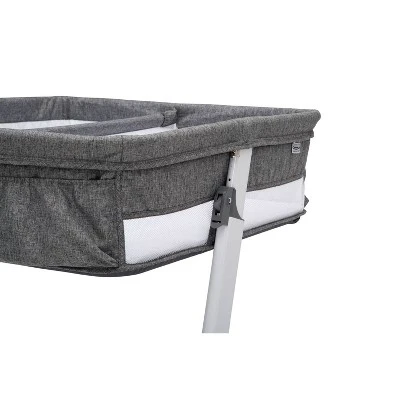 Delta Children Simmons Kids' By The Bed City Sleeper Bassinet For Twins - Gray 7 Delta Children Simmons Kids' By The Bed City Sleeper Bassinet For Twins - Gray - Image 5