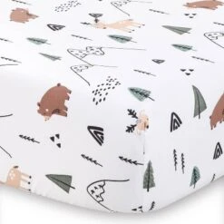 The Peanutshell Woodland Camo Baby Crib Bedding Set - Green/White - 3pc -Love To Dream Baby Shop GUEST 398d96d3 f155 4832 93d8 8d6d86f9e20b