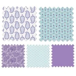 Bacati - Isabella Paisley Aqua/Lilac/Purple Collapsible Laundry Hamper -Love To Dream Baby Shop GUEST 39e4430c 4a0f 4500 a2bf fb856594ab6b