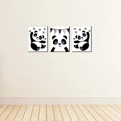Big Dot Of Happiness Party Like A Panda Bear - Nursery Wall Art, Kids Room Decor And Panda Home Decor - Gift Ideas - 7.5 X 10 Inches - Set Of 3 Prints 4 Big Dot Of Happiness Party Like A Panda Bear - Nursery Wall Art, Kids Room Decor And Panda Home Decor - Gift Ideas - 7.5 X 10 Inches - Set Of 3 Prints - Image 2