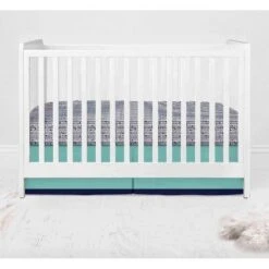 Bacati - Noah Mint Navy 10 Pc Crib Bedding Set With 2 Crib Fitted Sheets -Love To Dream Baby Shop GUEST 3a9c80a7 952a 42f4 ba4f 33f9f1118845