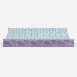 Bacati - Isabella Paisley Aqua/Lilac/Purple Floret Changing Pad Cover -Love To Dream Baby Shop GUEST 3c0e681e d8e0 45db a06f 6a48a451ba94