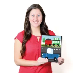 Big Dot Of Happiness Cars, Trains, And Airplanes - Transportation Nursery Wall Art And Kids Room Decor - 7.5 X 10 Inches - Set Of 3 Prints -Love To Dream Baby Shop GUEST 3cc5093f ccaf 4626 b481 e48b6c3d87f8