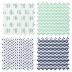 Bacati - Boys Noah Muslin Mint Navy 10 Pc Crib Bedding Set With 4 Swaddling Blankets -Love To Dream Baby Shop GUEST 3d0bd329 6d4c 4eb2 9974 55279a56cc77