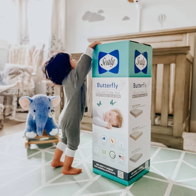 Sealy Butterfly Premium Firm Crib Mattress And Toddler Mattress 10 Sealy Butterfly Premium Firm Crib Mattress And Toddler Mattress - Image 8
