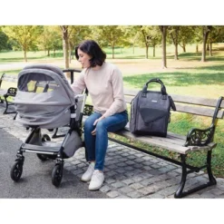 Baby Brezza Lucia Back Pack Diaper Bag - Gray -Love To Dream Baby Shop GUEST 3e573d22 9b7f 4bb1 b554 6c353372ec28