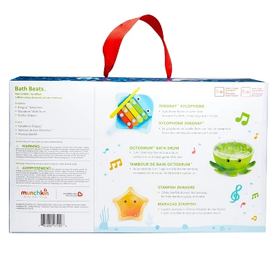 Munchkin Bath Beats Musical Bath Toy Xylophone Bath Drum And Shakers Gift Set 10 Munchkin Bath Beats Musical Bath Toy Xylophone Bath Drum And Shakers Gift Set - Image 8