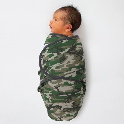 The Peanutshell Camo Elephant Swaddle Wrap For Newborn, Infant - 3-Pack 3 The Peanutshell Camo Elephant Swaddle Wrap For Newborn, Infant - 3-Pack