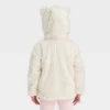Toddler Faux Fur Bear Jacket - Cat & Jack™ Off-White