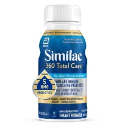 Similac 360 Total Care Non-GMO Ready To Feed Infant Formula Bottles - 8 Fl Oz Each/6ct