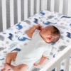 Lambs & Ivy Baby Dino 100% Cotton Blue/White/Gray Dinosaur Fitted Crib Sheet 1 Lambs & Ivy Baby Dino 100% Cotton Blue/White/Gray Dinosaur Fitted Crib Sheet -Love To Dream Baby Shop GUEST 444c381e 484b 40aa 9b32 15a1c606a193