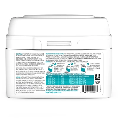HappyBaby Sensitive Organic Powder Infant Formula - 21oz 5 HappyBaby Sensitive Organic Powder Infant Formula - 21oz - Image 3