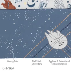 Lambs & Ivy Star Wars Signature Millennium Falcon 4-Piece Baby Crib Bedding Set 14 Lambs & Ivy Star Wars Signature Millennium Falcon 4-Piece Baby Crib Bedding Set -Love To Dream Baby Shop GUEST 44f7b11a ad20 43b1 be41 352c5eade329