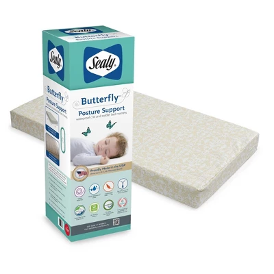 Sealy Butterfly Premium Firm Crib Mattress And Toddler Mattress 11 Sealy Butterfly Premium Firm Crib Mattress And Toddler Mattress - Image 9