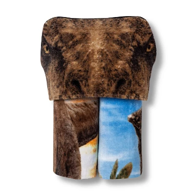Jurassic World Ground Covered Hooded Towel 3 Jurassic World Ground Covered Hooded Towel