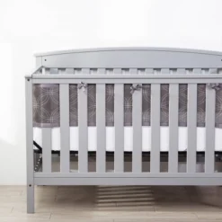 BreathableBaby Breathable Mesh Crib Liner - Deluxe Embroidered Collection - Gray Links -Love To Dream Baby Shop GUEST 4904e9eb 1dd4 48c7 99e4 0a045463c8c8