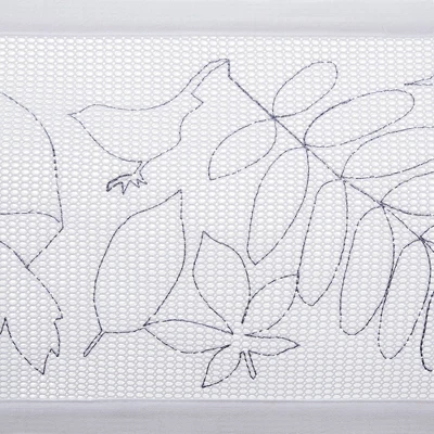 BreathableBaby Breathable Mesh Crib Liner - Deluxe Embroidered Collection - Feathered Friends 11 BreathableBaby Breathable Mesh Crib Liner - Deluxe Embroidered Collection - Feathered Friends - Image 9
