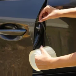 Stockroom Plus Car Door Bumper Edge Guard, Universal Automotive Trim Clear Edge Protector, Vehicle Door Ding Guard, 3.9 In X 33 Ft
