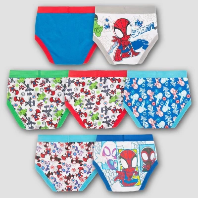 Toddler Boys' 7pk Marvel Classic Briefs - Colors May Vary 4 Toddler Boys' 7pk Marvel Classic Briefs - Colors May Vary - Image 2