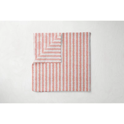 Bacati - Ikat Dots Stripes Coral Grey Girls 4 Pc Crib Set With 2 Muslin Swaddle Blankets 6 Bacati - Ikat Dots Stripes Coral Grey Girls 4 Pc Crib Set With 2 Muslin Swaddle Blankets - Image 4