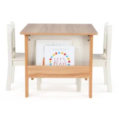 3pc Journey Collection Table And Book Rack With Chairs Natural/White - Humble Crew 11 3pc Journey Collection Table And Book Rack With Chairs Natural/White - Humble Crew -Love To Dream Baby Shop GUEST 4ad23b2a cec5 44b7 8173 fb022ba87219