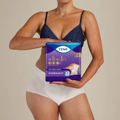 TENA Intimates For Women Incontinence & Postpartum Underwear - Overnight Absorbency 5 TENA Intimates For Women Incontinence & Postpartum Underwear - Overnight Absorbency - Image 3