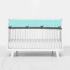 Bacati - Safari Animals Aqua/Orange/Gray Boys Cotton Long Crib Rail Guard Cover -Love To Dream Baby Shop GUEST 4b95a931 b944 4d57 b554 d069161c6e39