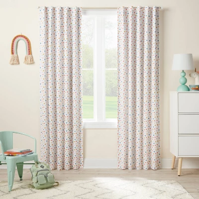 Dot Kids' Curtain Panel - Pillowfort™ 3 Dot Kids' Curtain Panel - Pillowfort™