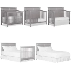 Slumber Baby Harper 4 In 1 Convertible Crib In Metallic Grey -Love To Dream Baby Shop GUEST 4de56cfe 2574 497f bfc6 c54f81c652a1
