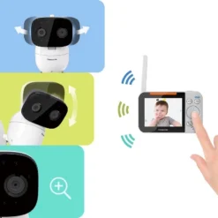 Panasonic Extra Long Range Video Baby Monitor 3.5" - KX-HN4001W -Love To Dream Baby Shop GUEST 4ea5cb54 c0ae 4ac8 999d a5dba4f3768e