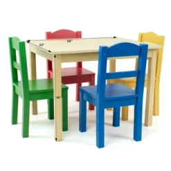 5pc Kids' Wood Table And Chair Set - Humble Crew -Love To Dream Baby Shop GUEST 4f3c22a3 8410 41d5 8cb4 9e35ba953594