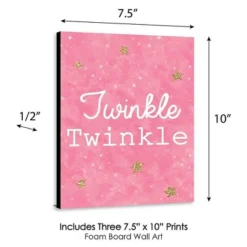 Big Dot Of Happiness Pink Twinkle Twinkle Little Star - Baby Girl Nursery Wall Art & Kids Room Decor - Gift Ideas - 7.5 X 10 Inches - Set Of 3 Prints 9 Big Dot Of Happiness Pink Twinkle Twinkle Little Star - Baby Girl Nursery Wall Art & Kids Room Decor - Gift Ideas - 7.5 X 10 Inches - Set Of 3 Prints -Love To Dream Baby Shop GUEST 4f802ba9 2f9f 4aca a5d6 994c580bef37