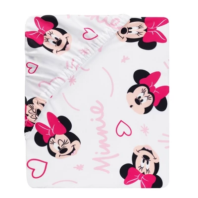 Disney Baby Lambs & Ivy Minnie Mouse Love Fitted Crib Sheet 4 Disney Baby Lambs & Ivy Minnie Mouse Love Fitted Crib Sheet - Image 2