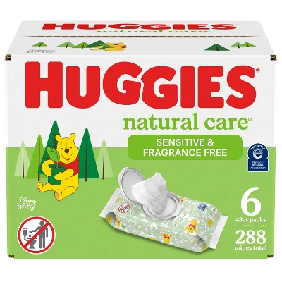 Huggies Natural Care Sensitive Unscented Baby Wipes (Select Count) 14 Huggies Natural Care Sensitive Unscented Baby Wipes (Select Count) - Image 12