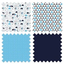 Bacati - Woodlands Forest Animals Aqua/Navy/Grey 10 Pc Crib Bedding Set With 2 Crib Fitted Sheets -Love To Dream Baby Shop GUEST 55230119 1b3f 4d48 b9ac ddc5da119ff1 1