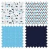 Bacati - Woodlands Aqua/Navy/Gray Boys Cotton Crib Rail Guard Covers Set Of 2 -Love To Dream Baby Shop GUEST 55230119 1b3f 4d48 b9ac ddc5da119ff1