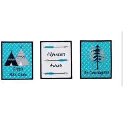 Bacati - Woodlands Forest Animals Aqua/Navy/Grey 10 Pc Crib Bedding Set With 2 Crib Fitted Sheets -Love To Dream Baby Shop GUEST 55dc158d 762f 4f89 8926 3cf5b61ce20a