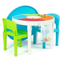 3pc Kids' 2 In 1 Round Activity Table With Chairs - Humble Crew -Love To Dream Baby Shop GUEST 57ec1498 2f2a 4a6b b217 cf30d9968a98