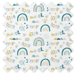 Bacati - Little Dino Boys Teal/Yellow Muslin Quilted Changing Pad Cover 17 Bacati - Little Dino Boys Teal/Yellow Muslin Quilted Changing Pad Cover -Love To Dream Baby Shop GUEST 59cac790 e65b 4f07 842c 0c2558749dee