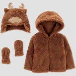 Carter's Just One You®️ Baby Moose Jacket - Brown -Love To Dream Baby Shop GUEST 5a32b102 494a 4f69 8619 2d08519bd6ac