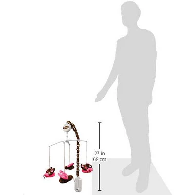 Bacati - Lady Bugs Pink/chocolate Musical Mobile 3 Bacati - Lady Bugs Pink/chocolate Musical Mobile