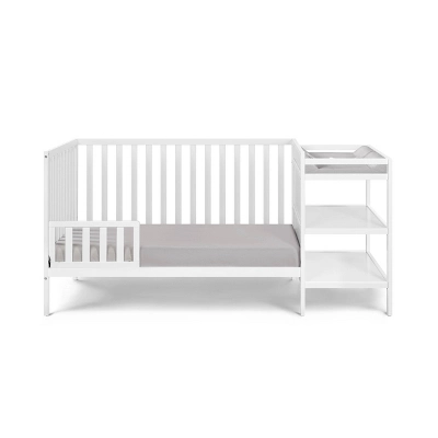 Suite Bebe Palmer 3-in-1 Convertible Island Crib And Changer Combo - White 4 Suite Bebe Palmer 3-in-1 Convertible Island Crib And Changer Combo - White - Image 2